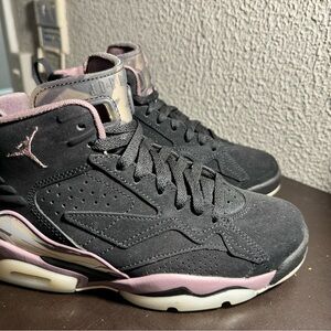 Jordan MVP Black and Purple Sneakers